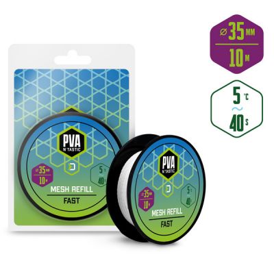 Delphin - Plasa rezerva PVA n'tastic / 10m / 35mm / dizolvare rapida