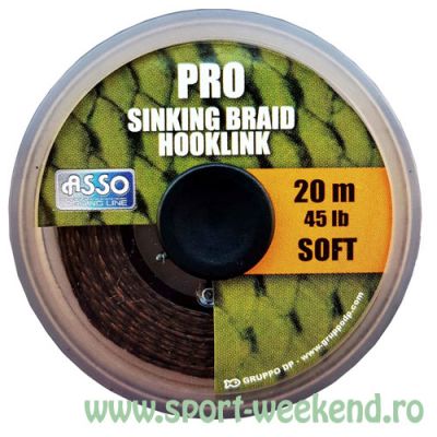Asso - Fir Pro Soft Sinking Braid Hooklink 20m - 35lb
