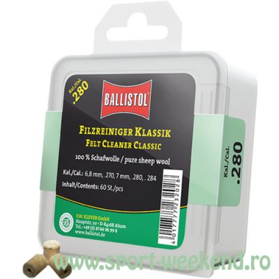 Ballistol - Pelete De Lana Pentru Curatat Teava Cal.270W/7mm