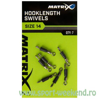 Matrix - Hooklenght Swivel nr.18