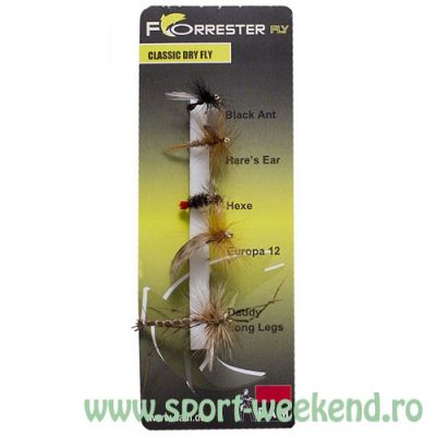 DAM - Muste Forrester Classic Dry Flies