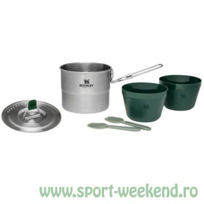 Stanley - Set pentru Gatit Camping Adventure Stainless Steel Cook Set for Two