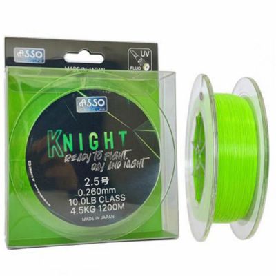 Asso - Fir KNight UV Light Fluo Chartreuse 0,33mm / 1200m / 6,8kg