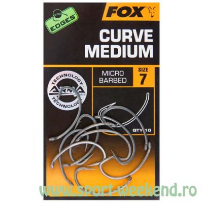 Fox - Carlige Edges Armapoint Curve Shank Medium nr.7