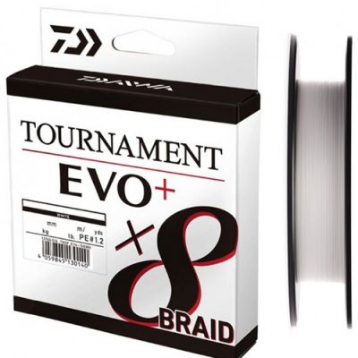 Daiwa - Fir textil Tournament 8xBraid Evo+ White 0,10mm - 135m - 6,7kg