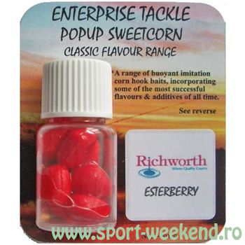 Enterprise Tackle - Porumb artificial Classic Flavour Range - Esterberry / rosu