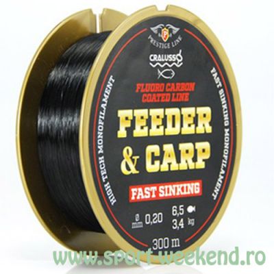 Cralusso - Fir Feeder & Carp Fluoro Carbon Coated 0,18mm - 300m - 2,8kg