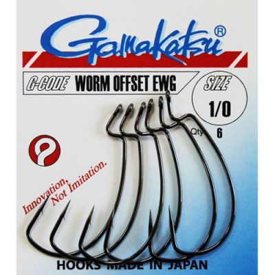 Gamakatsu - Carlige Worm Offset EWG Nr.3/0