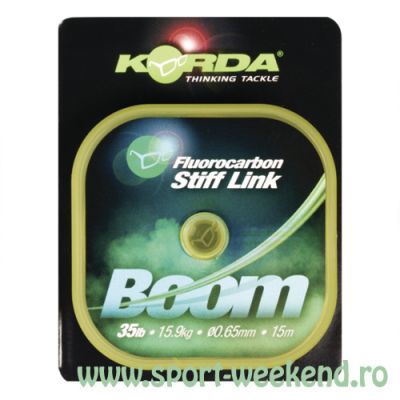 Korda - Fir Boom Fluorocarbon Stiff Link 15m / 25lb
