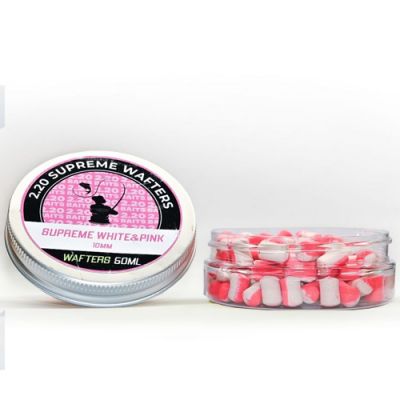 2.20 Baits - Wafter Supreme 10mm White & Pink